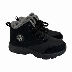 Kids Black Winter Boots